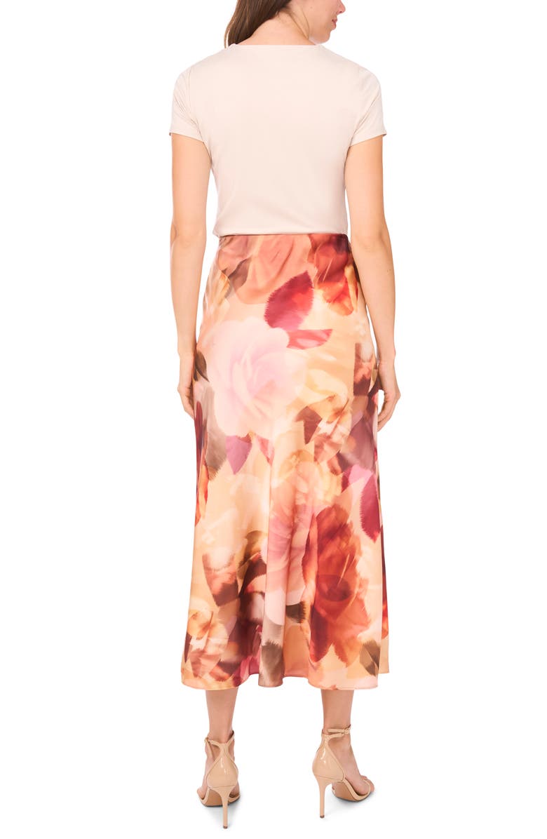 Halogen<sup>®</sup> Romantic Rose Pull-On Midi Skirt, Alternate, color, Faded Rose