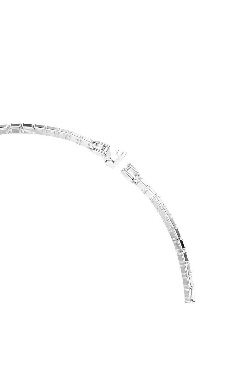 Swarovski Matrix Necklace, Alternate, color, Rhodium/ White