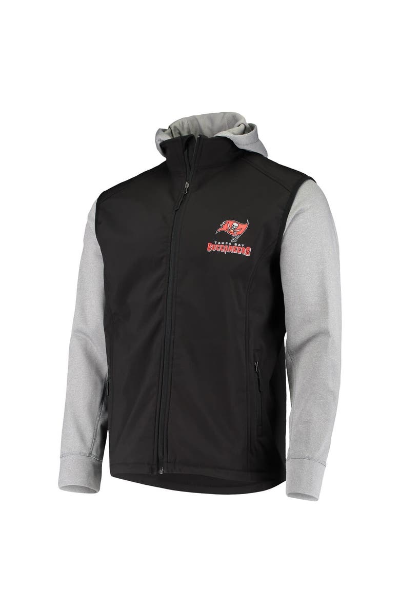 DUNBROOKE Men's Dunbrooke Black/Gray Tampa Bay Buccaneers Alpha Full-Zip Jacket, Alternate, color, Black
