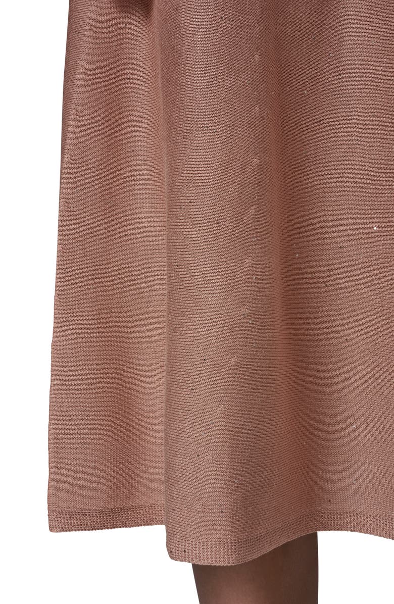 Donna Karan New York Sequin Midi Sweater Skirt, Alternate, color, 