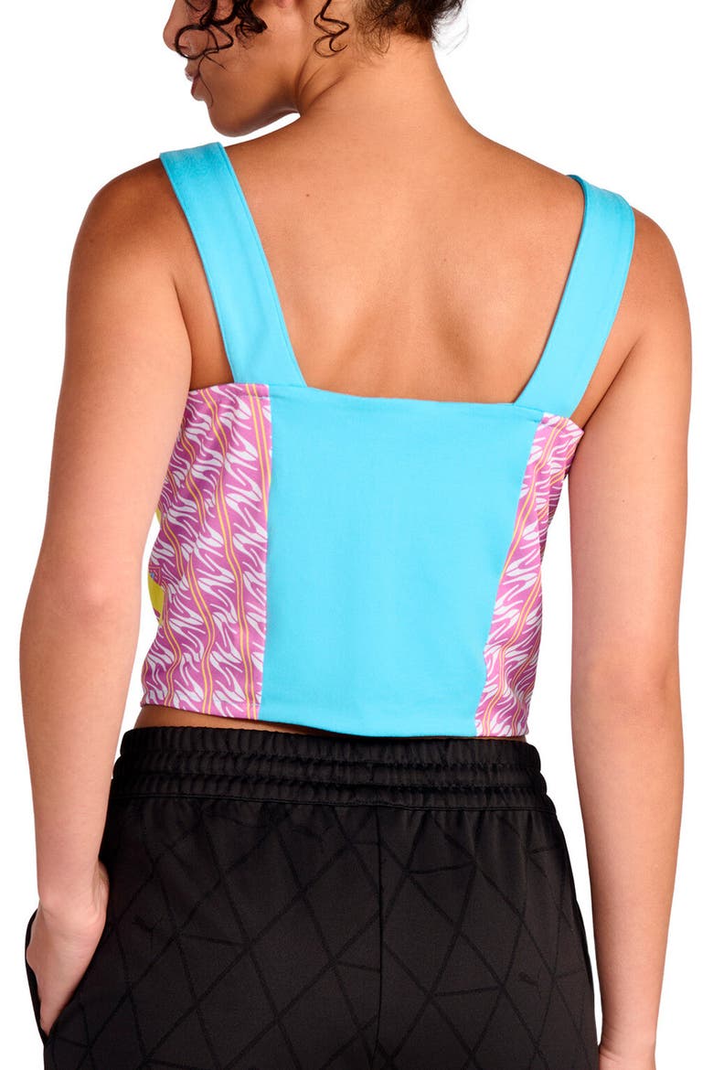 Future Archive Corset Top, Alternate, color, VIBRANT BLUE