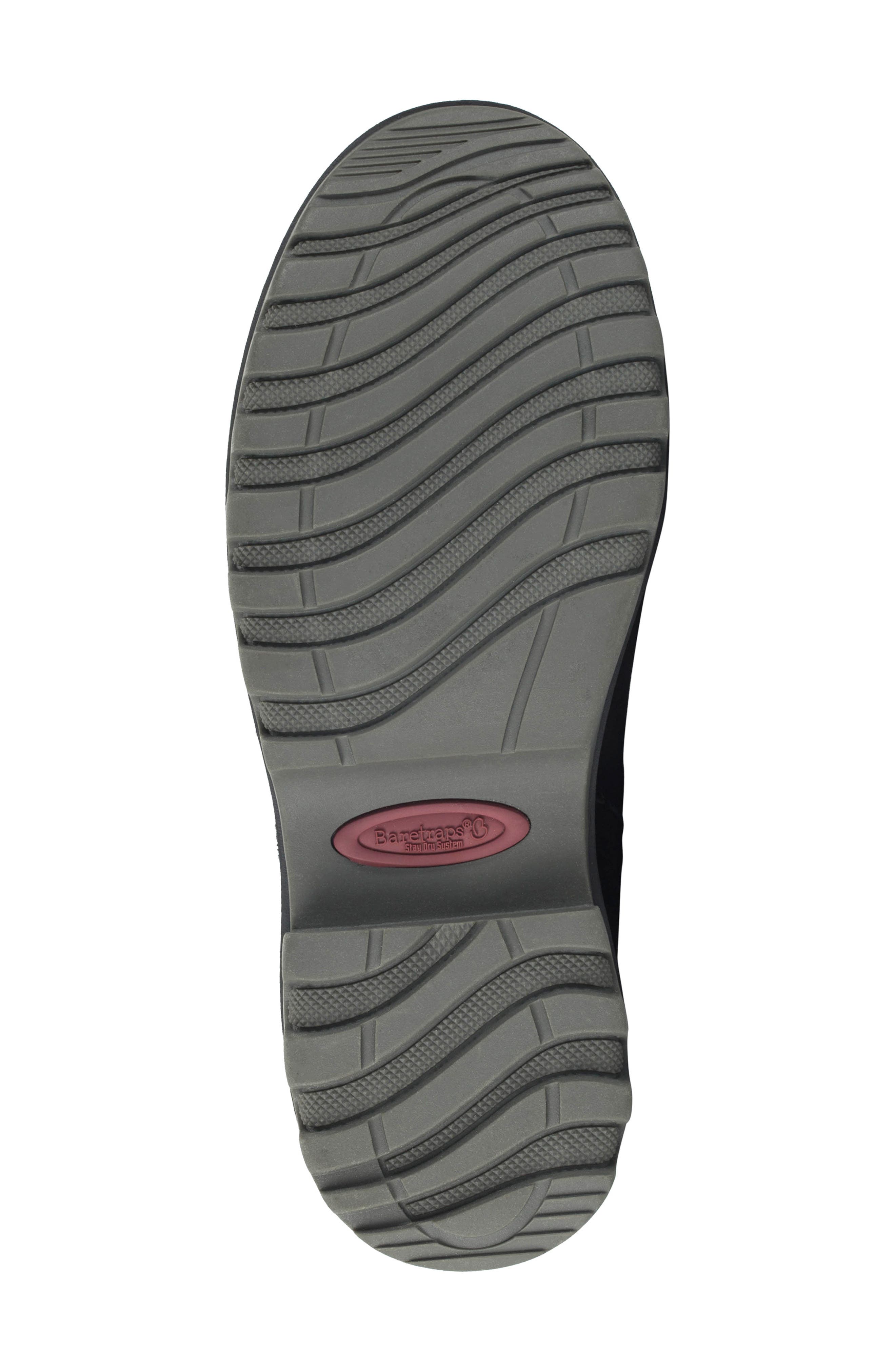 BARETRAPS Nadya Faux Shearling Waterproof Bootie, Alternate, color, Black