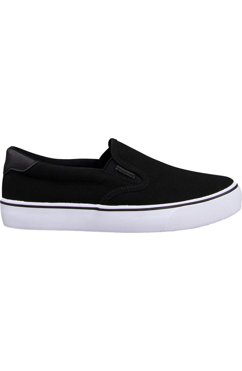 LUGZ Clipper Slip-On Sneaker - Wide Width, Alternate, color, Black /White/ Black