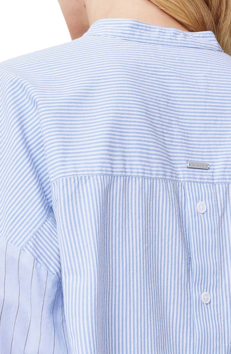 AllSaints Ana Stripe Cotton Button-Up Shirt, Alternate, color,