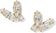 Nadri Cubic Zirconia Cluster Stud Earrings