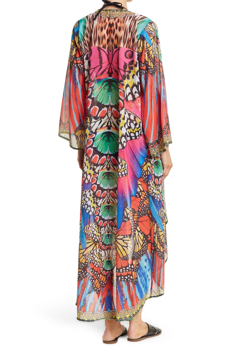 RANEES Embellished Flare Sleeve Duster, Alternate, color, 