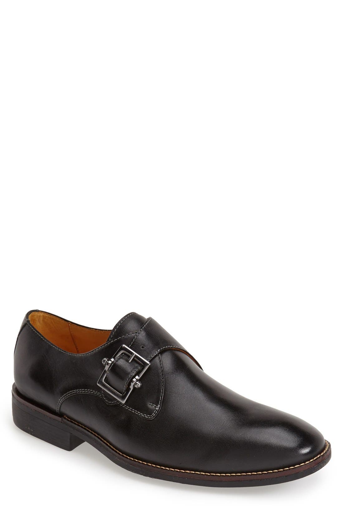 Sandro Moscoloni 'Easton' Leather Monk Strap Shoe, Main, color, 