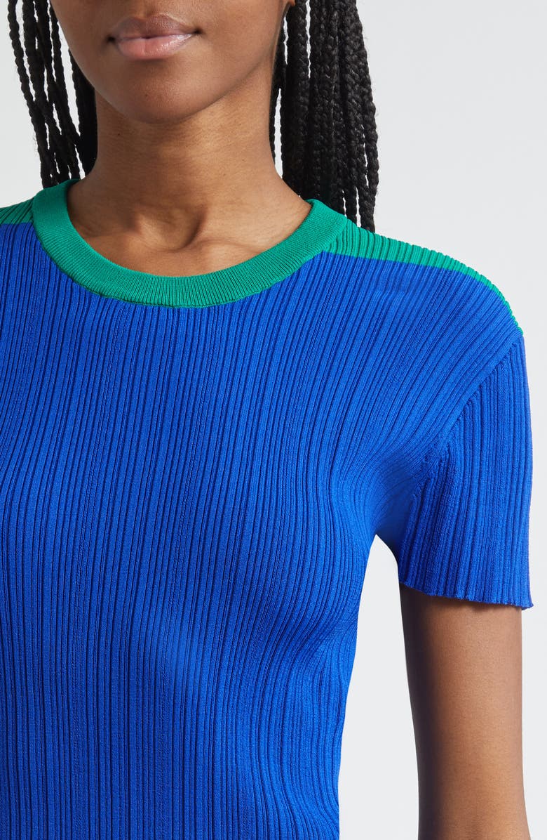 Wales Bonner Island Colorbock Sweater, Alternate, color, Blue