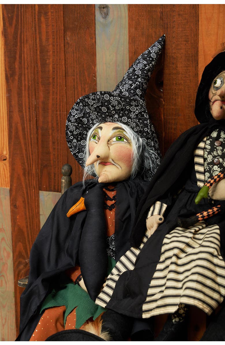 Gallerie II Prue Sorceress Witch Joe Spencer Gathered Traditions Soft Art Doll Fall Autumn Halloween Harvest Figure Figurine, Alternate, color, 