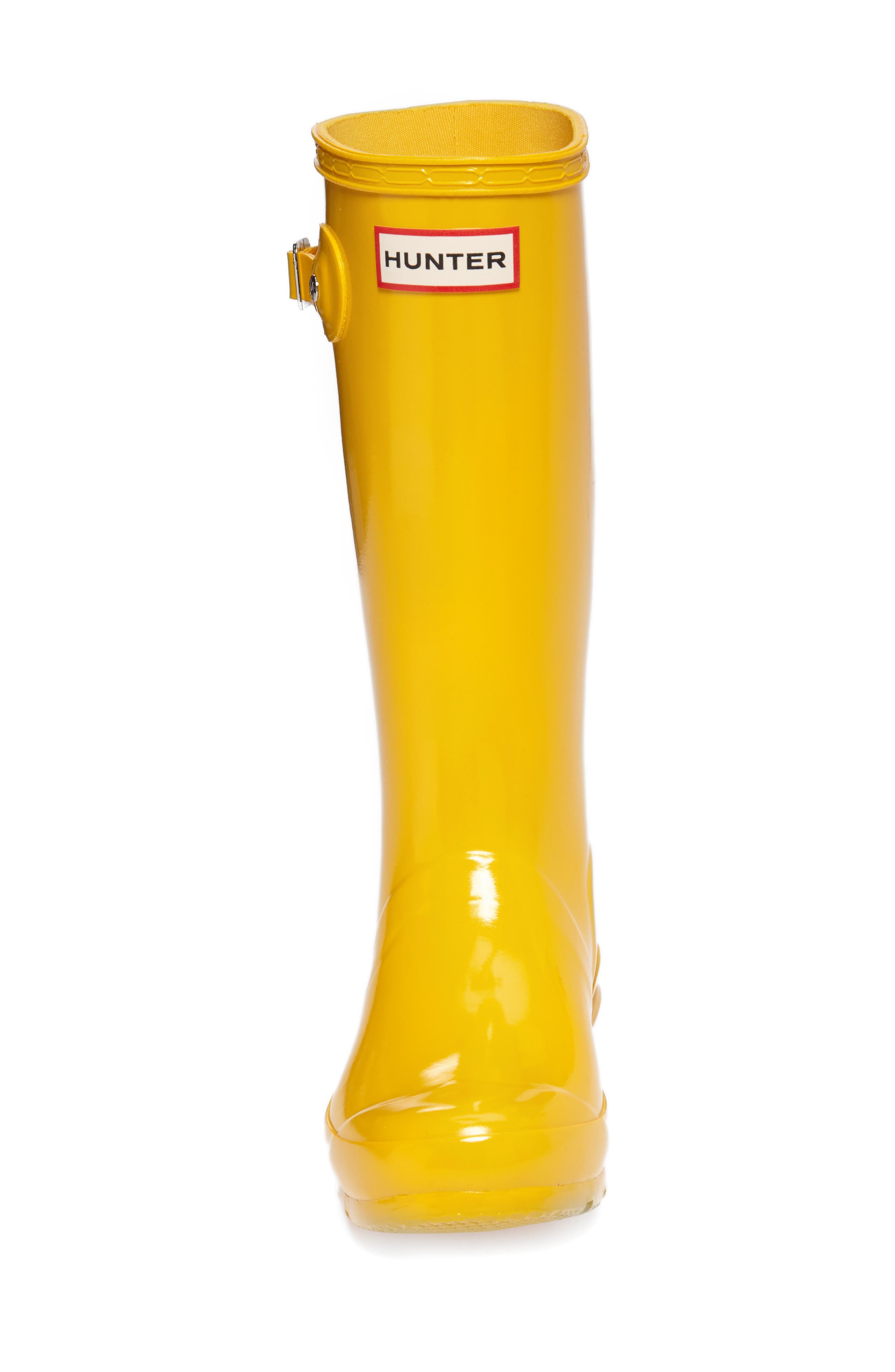 Kids' Original Gloss Waterproof Rain Boot, Alternate, color, YELLOW
