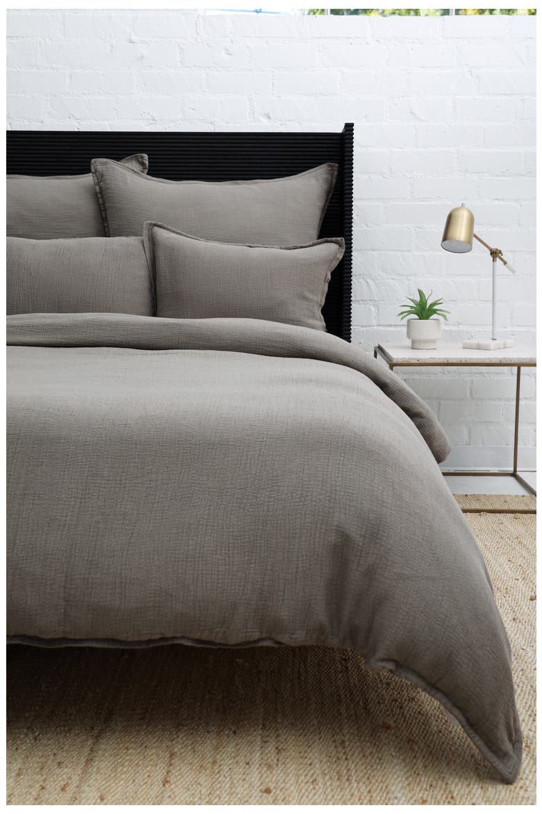 Waverly Duvet Cover & Sham Set, Alternate, color, PEBBLE