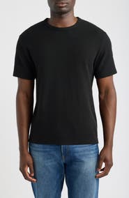 FRAME Textured Cotton Jacquard T-Shirt