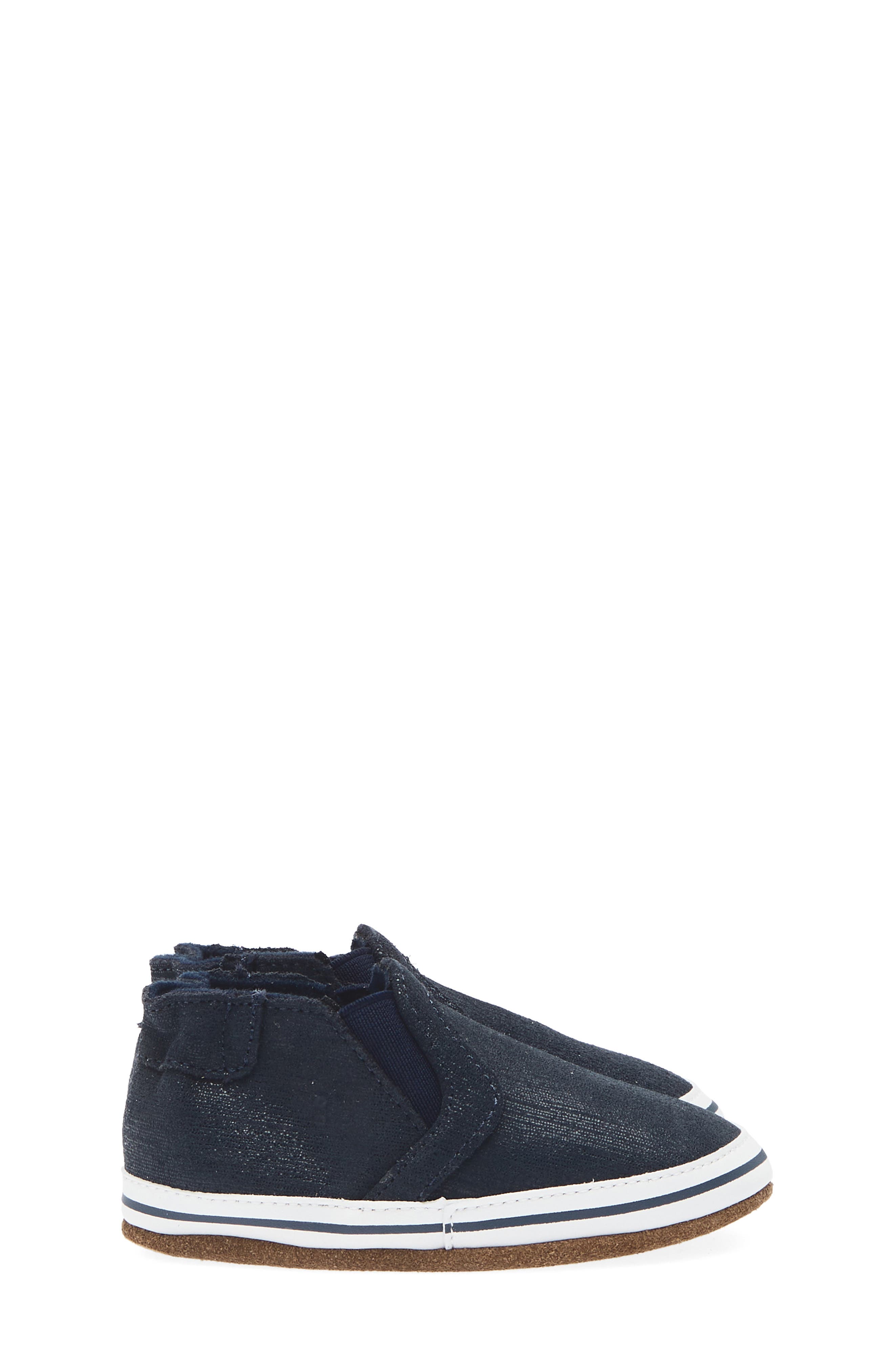 Robeez<sup>®</sup> Liam Slip-On Crib Sneaker, Alternate, color, Navy