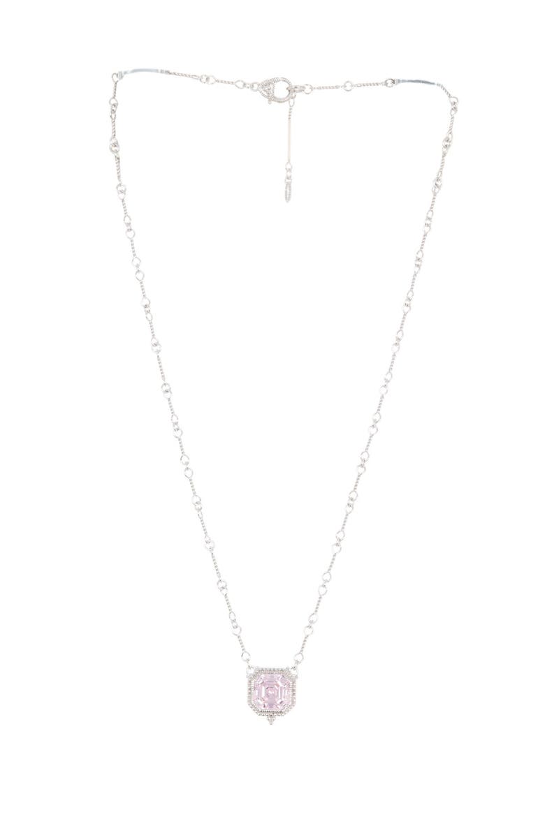 Judith Ripka Sterling Silver Estate Pendant Necklace, Main, color,