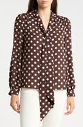 Gemma + Jane Tie Neck Georgette Top