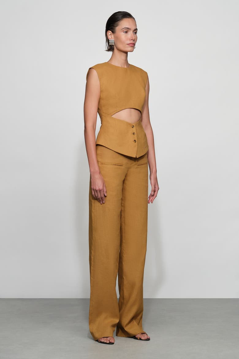 Foster Suiting Top, Alternate, color, Butterscotch