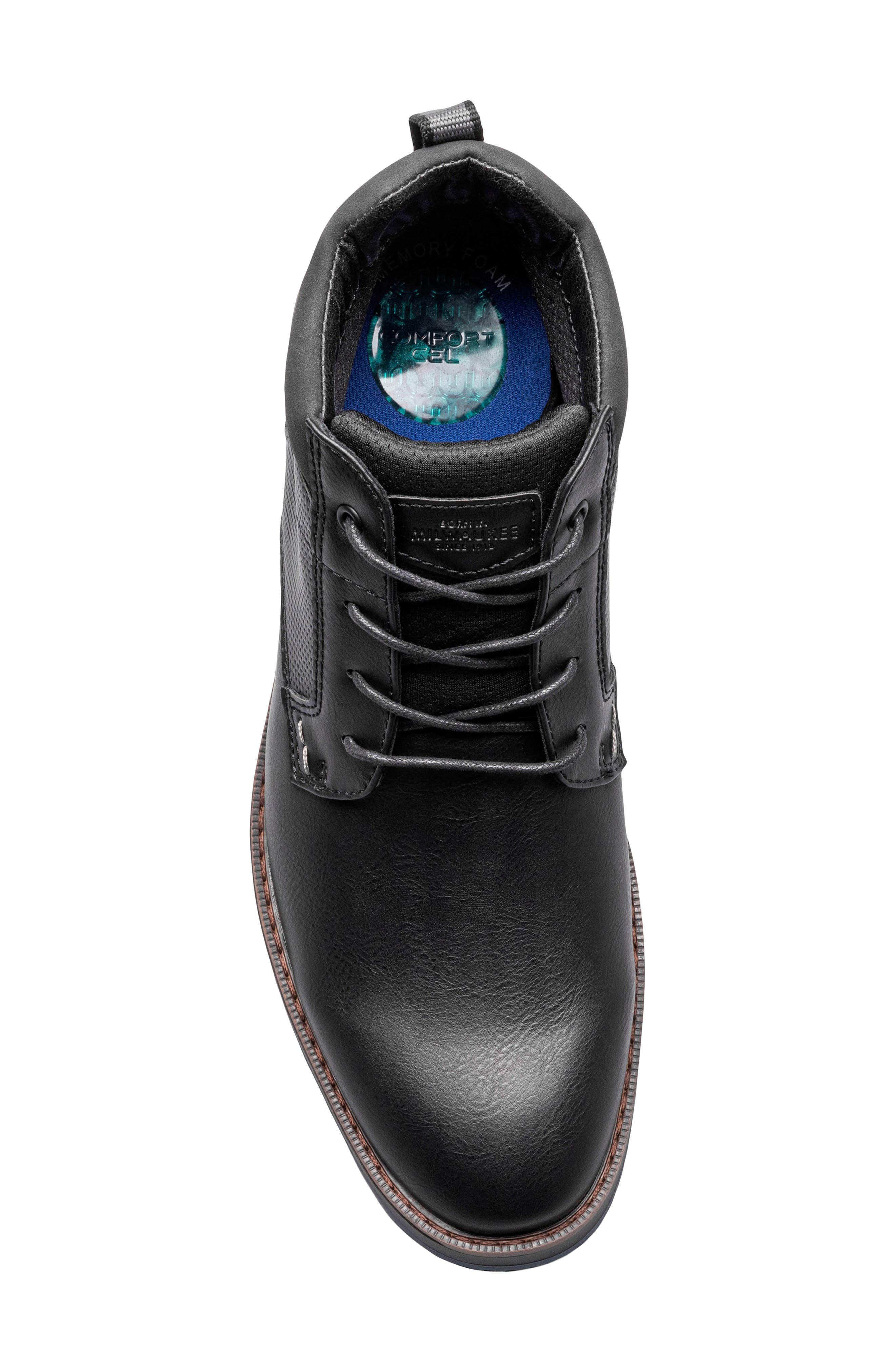 NUNN BUSH Circuit Plain Toe Chukka Boot - Wide Width Available, Alternate, color, Black