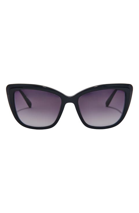 Stud Styler 56mm Gradient Cat Eye Sunglasses