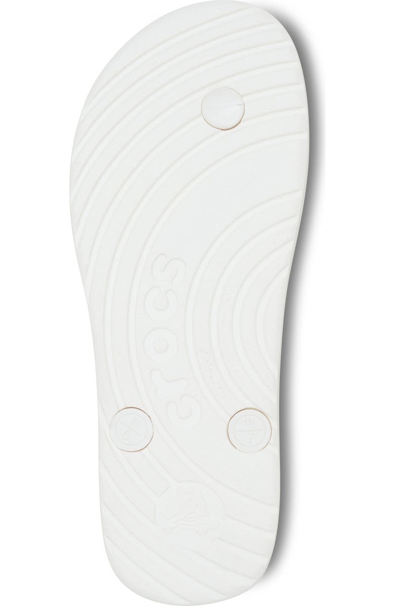 CROCS Flip Flop Sandal, Alternate, color, Chalk