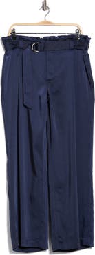 Liverpool Los Angeles Belted Paperbag Wide Leg Pants
