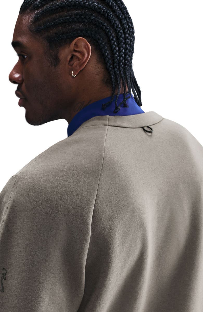 Nike ImpossiblySoft Dri-FIT Cardigan, Alternate, color, Cave Stone/ Medium Ash