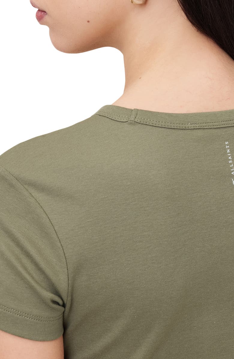 AllSaints Stevie Cotton T-Shirt, Alternate, color, Mermaid Green