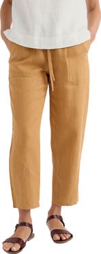 Seasalt Cornwall Sholl Drawstring Tapered Organic Cotton Twill Pants