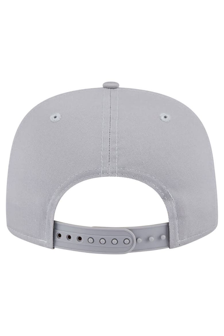 Men's New Era Gray Los Angeles Lakers Throwback Property Of Golfer Snapback Hat, Alternate, color, Gray