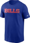 Nike Men's Nike Royal Buffalo Bills Team Wordmark T-Shirt