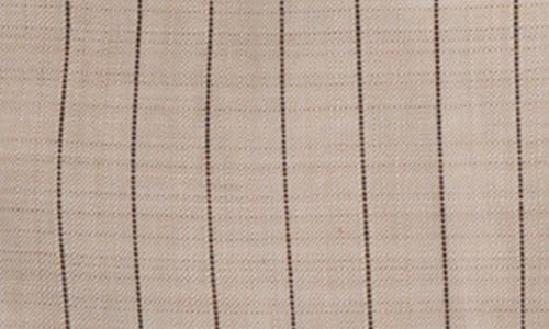 Reiss Odette Pinstripe Double Breasted Blazer In Neutral