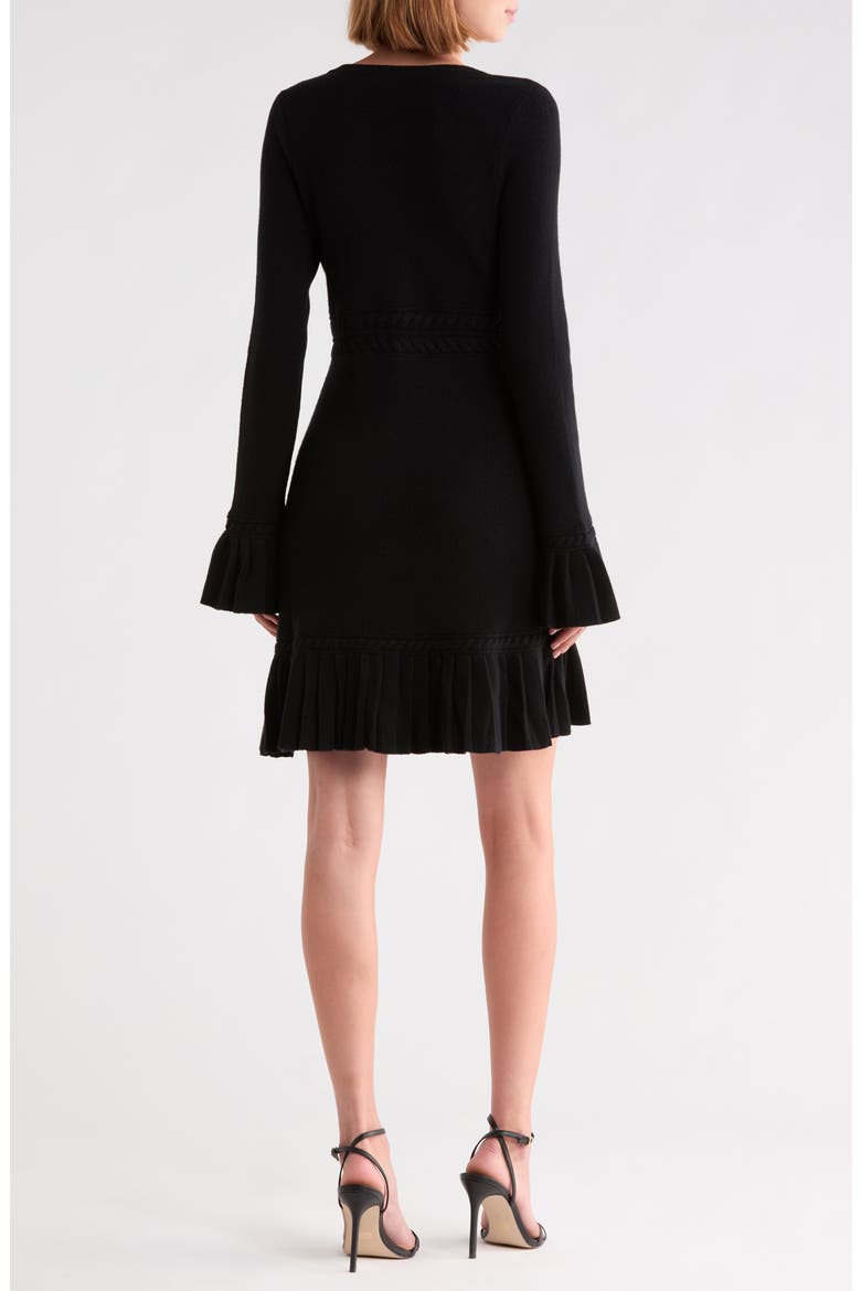 Loretta Dress, Alternate, color, BLACK