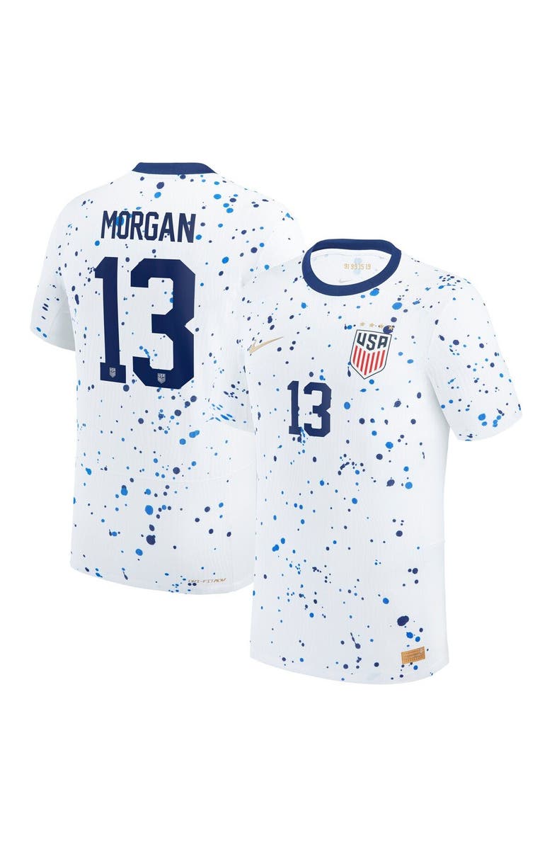 Nike Women's Nike Alex Morgan White USWNT 2023 Home Authentic Jersey, Main, color,