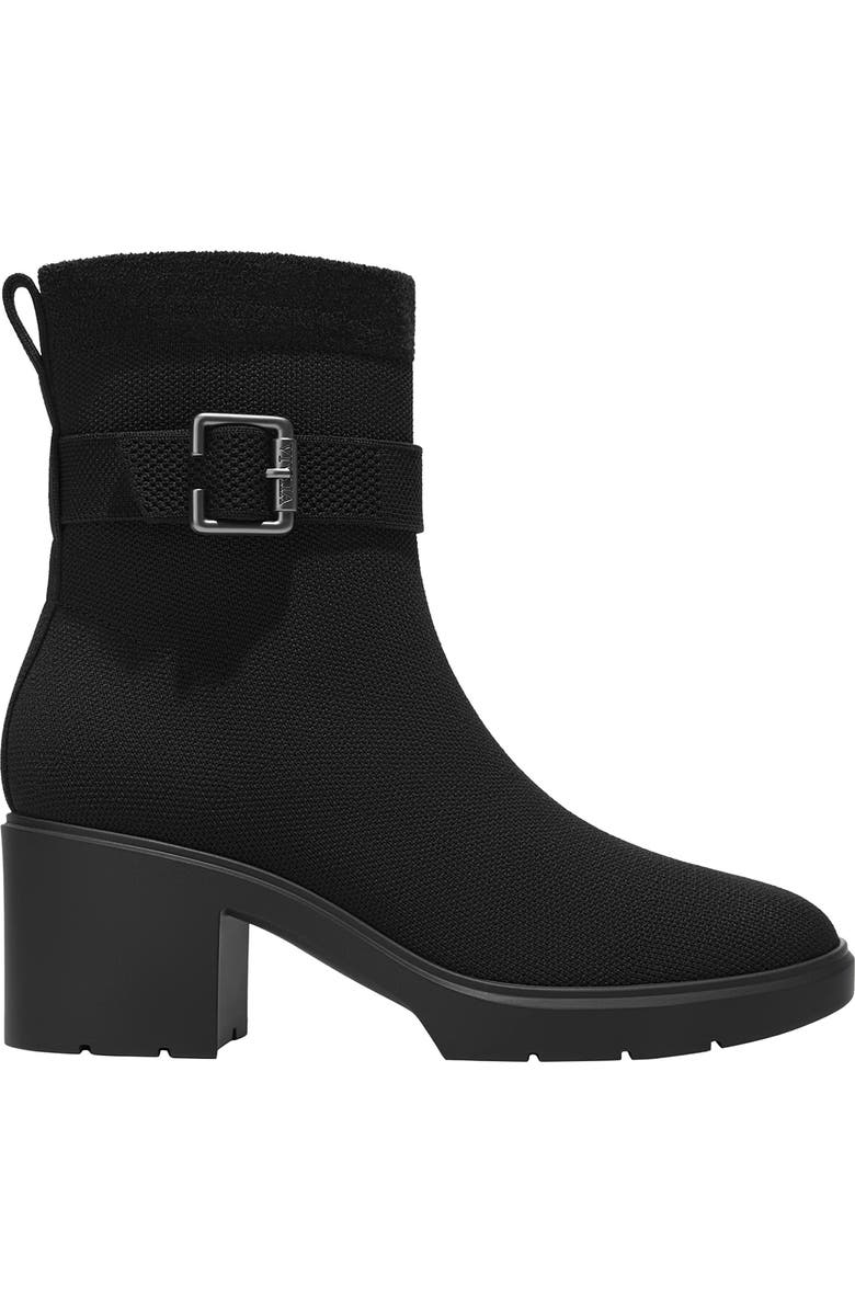 VIVAIA Square-Toe Water-Repellent Heeled Boots, Alternate, color, Black