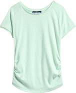 Freshman Kids' Ruched Cap Sleeve T-Shirt