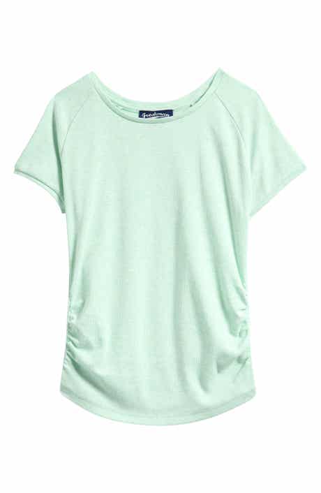 Kids' Ruched Cap Sleeve T-Shirt