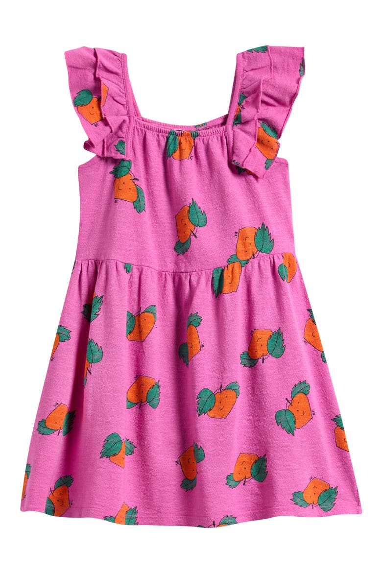 Kids' Tangerine Organic Cotton Dress, Alternate, color, PURPLE