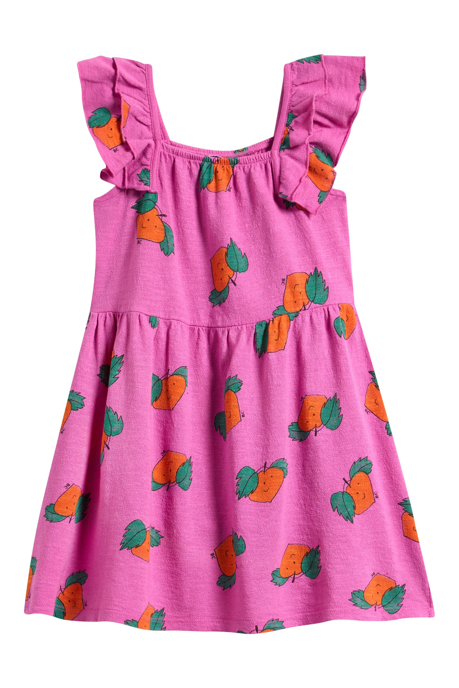 Tangerine Color Rug Bobo Choses Kids' Tangerine Organic Cotton Dress | Nordstromrack