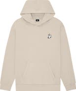 Dalix Womens Heartly Ghost Midweight Fleece Relaxed Hooded Sweatshirt