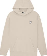 Dalix Womens Heartly Ghost Midweight Fleece Relaxed Hooded Sweatshirt