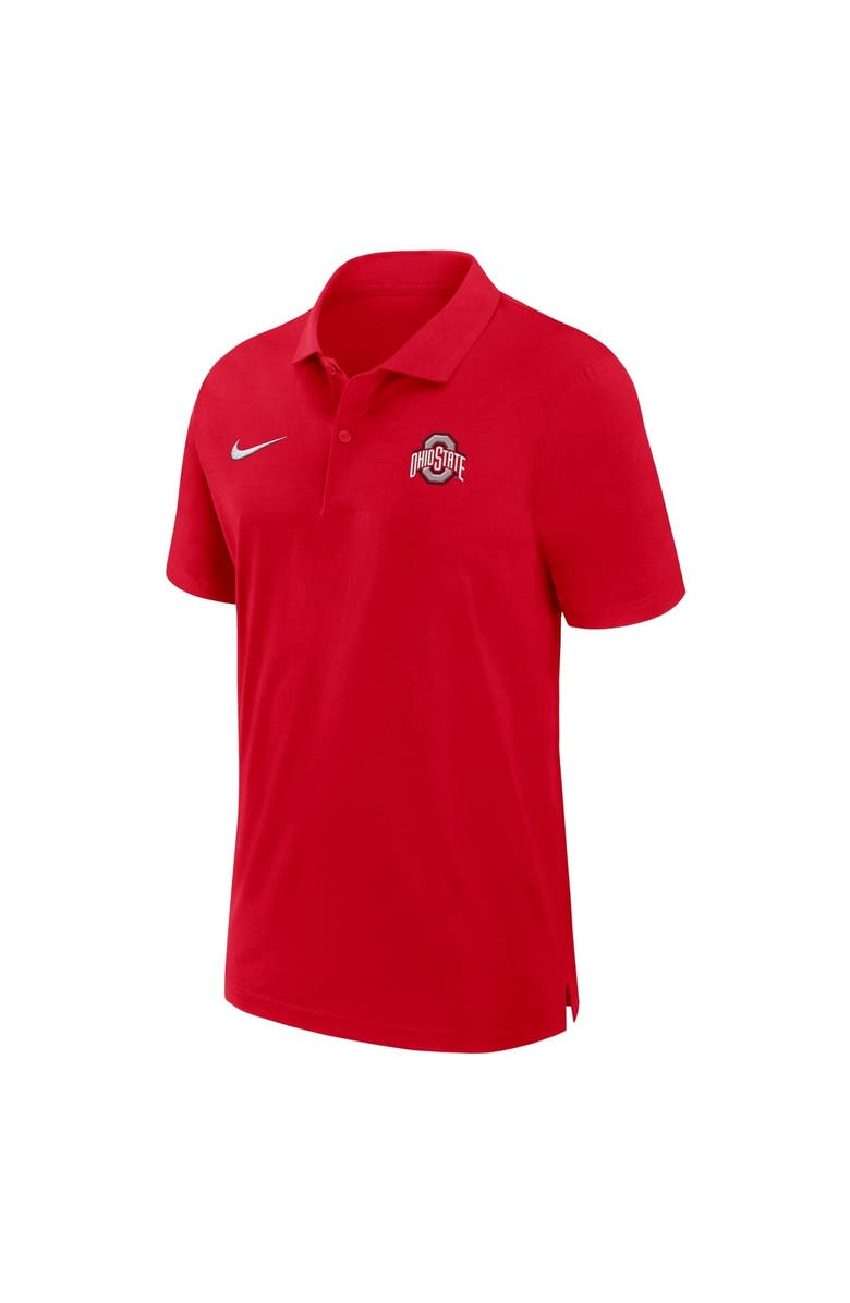 Nike Men's Nike Scarlet Ohio State Buckeyes 2024 Sideline Woven Performance Polo, Alternate, color, 