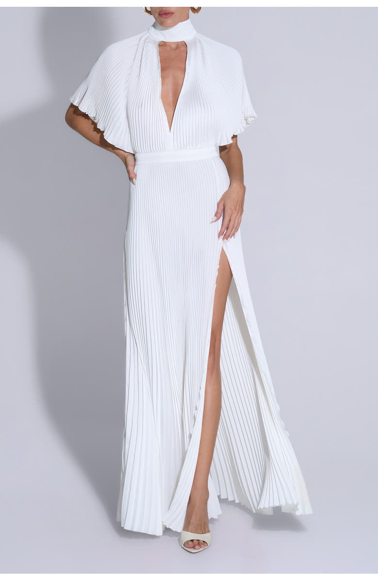 L'IDÉE WOMAN Anais Split Gown, Main, color, Ivory