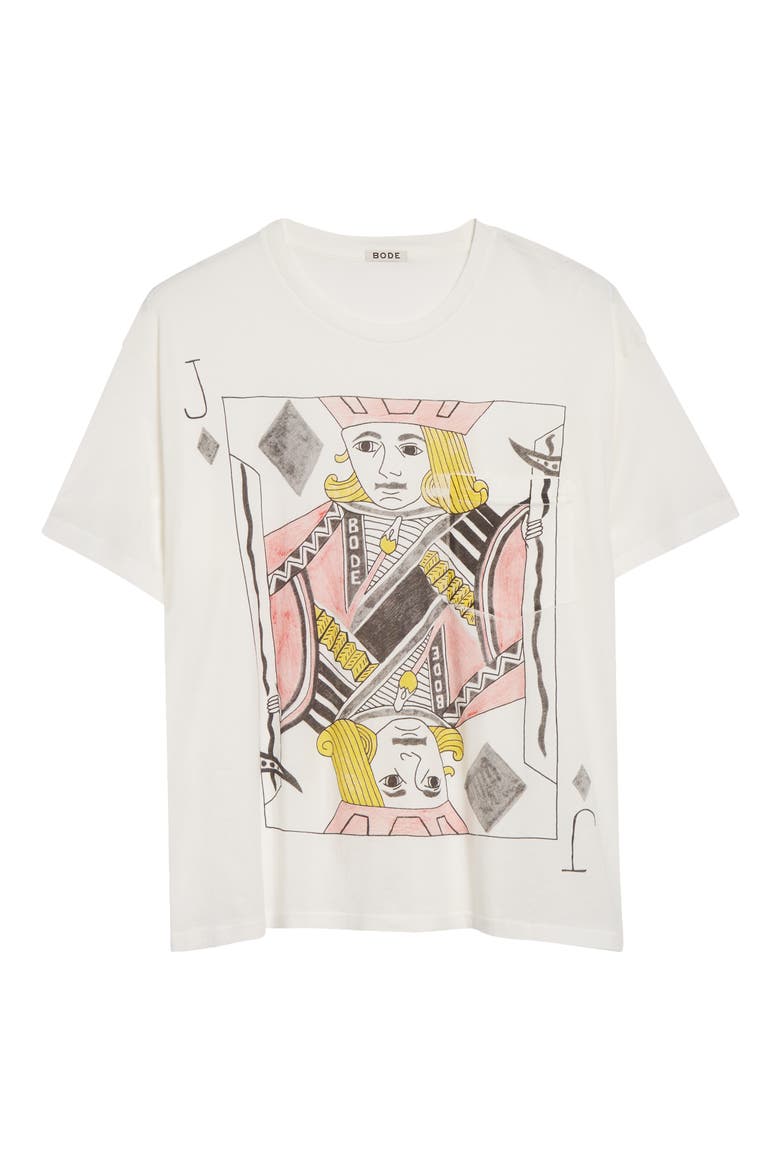 Jack of Diamonds Pocket Graphic T-Shirt, Alternate, color, CREAM