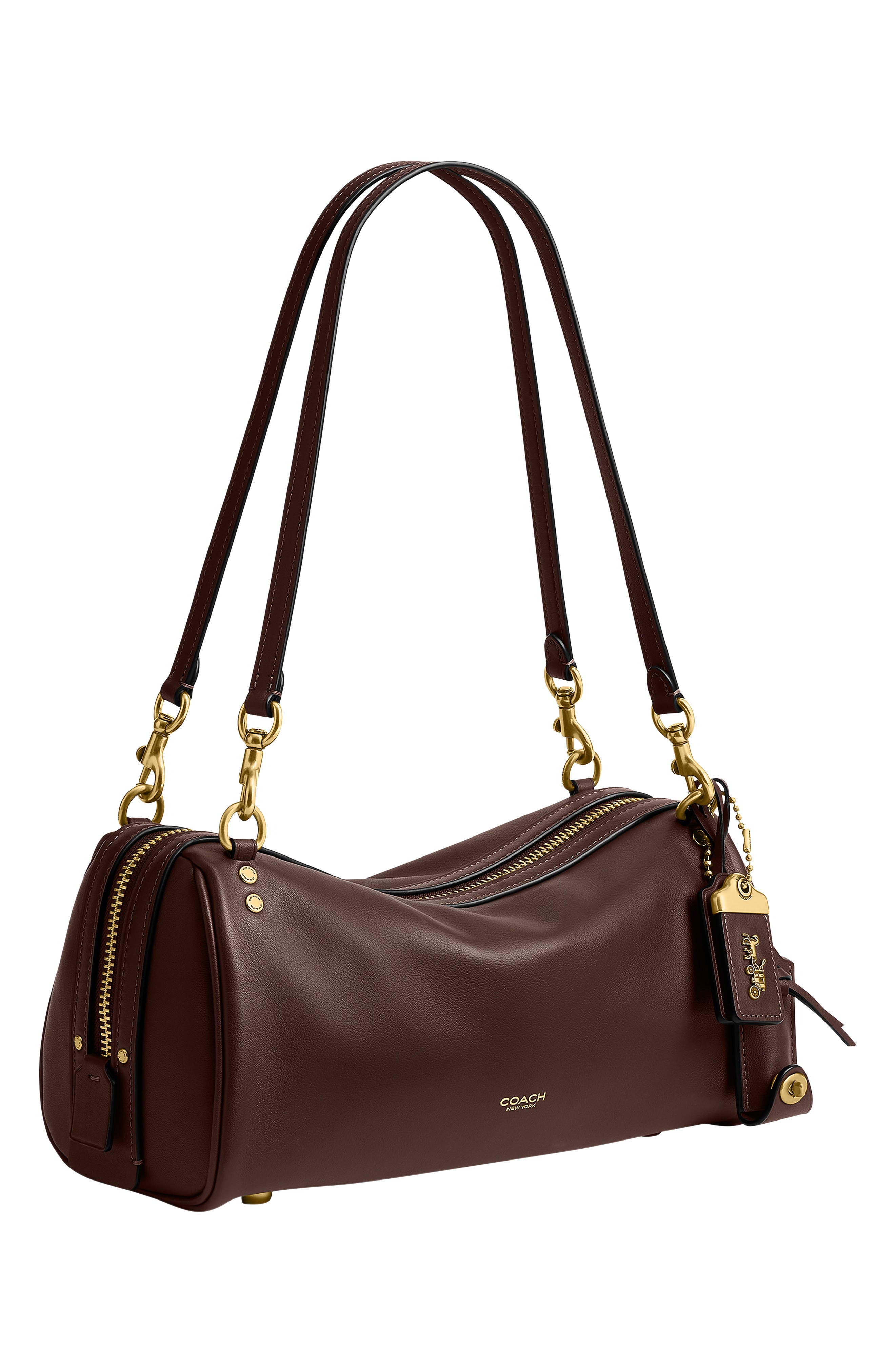 Rogue Leather Shoulder Bag, Alternate, color, B4/ MAPLE