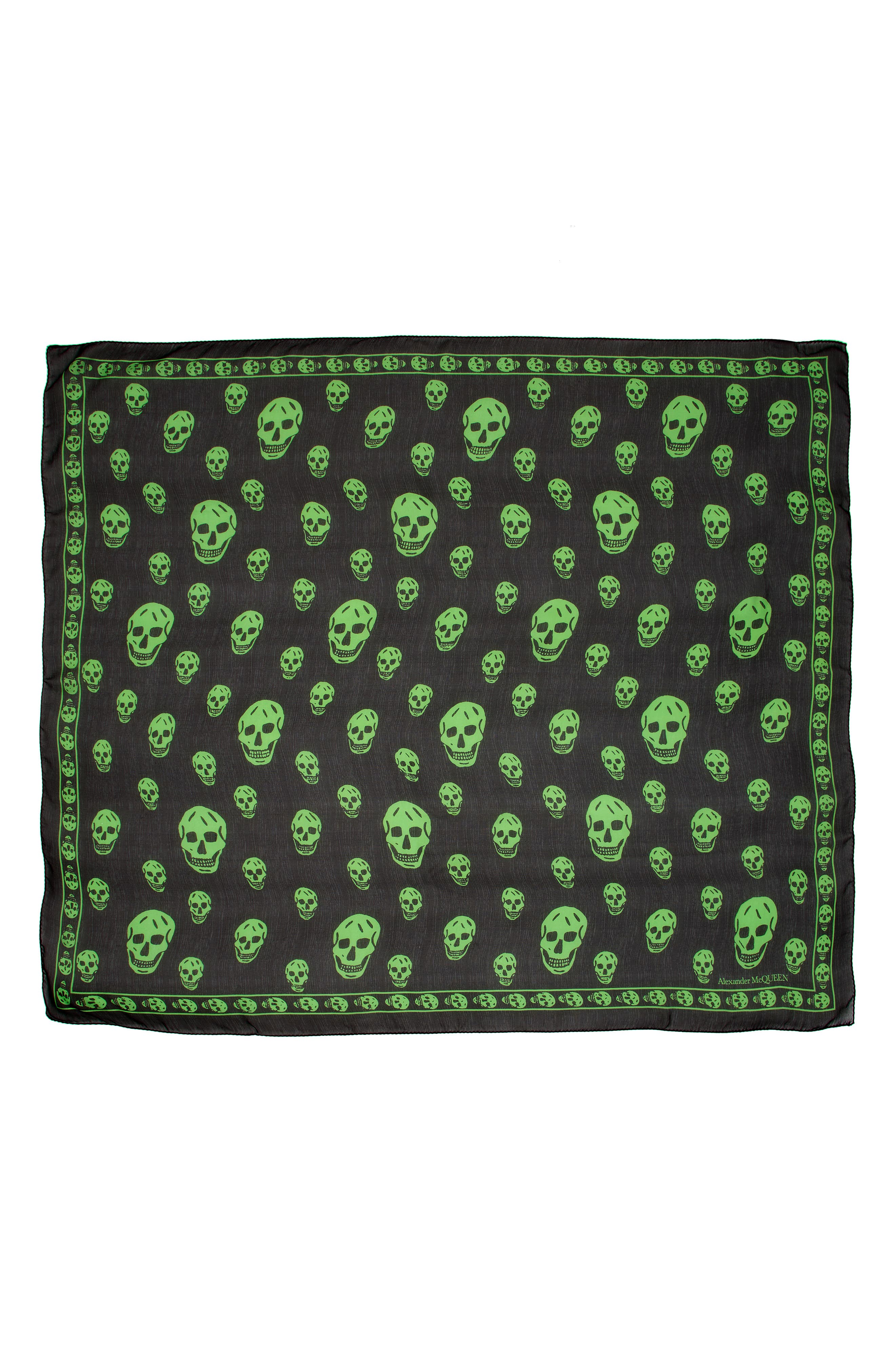 McQueen Alexander McQueen Skull Silk Scarf (Women) | Nordstrom