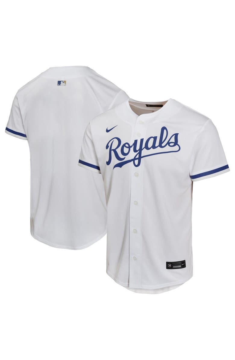Nike Youth Nike White Kansas City Royals Home Game Jersey, Main, color, White