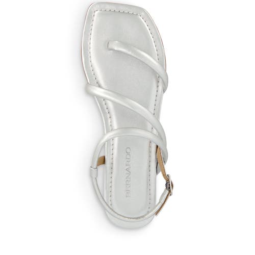 Bernardo Footwear Odessa Sandal In Silver