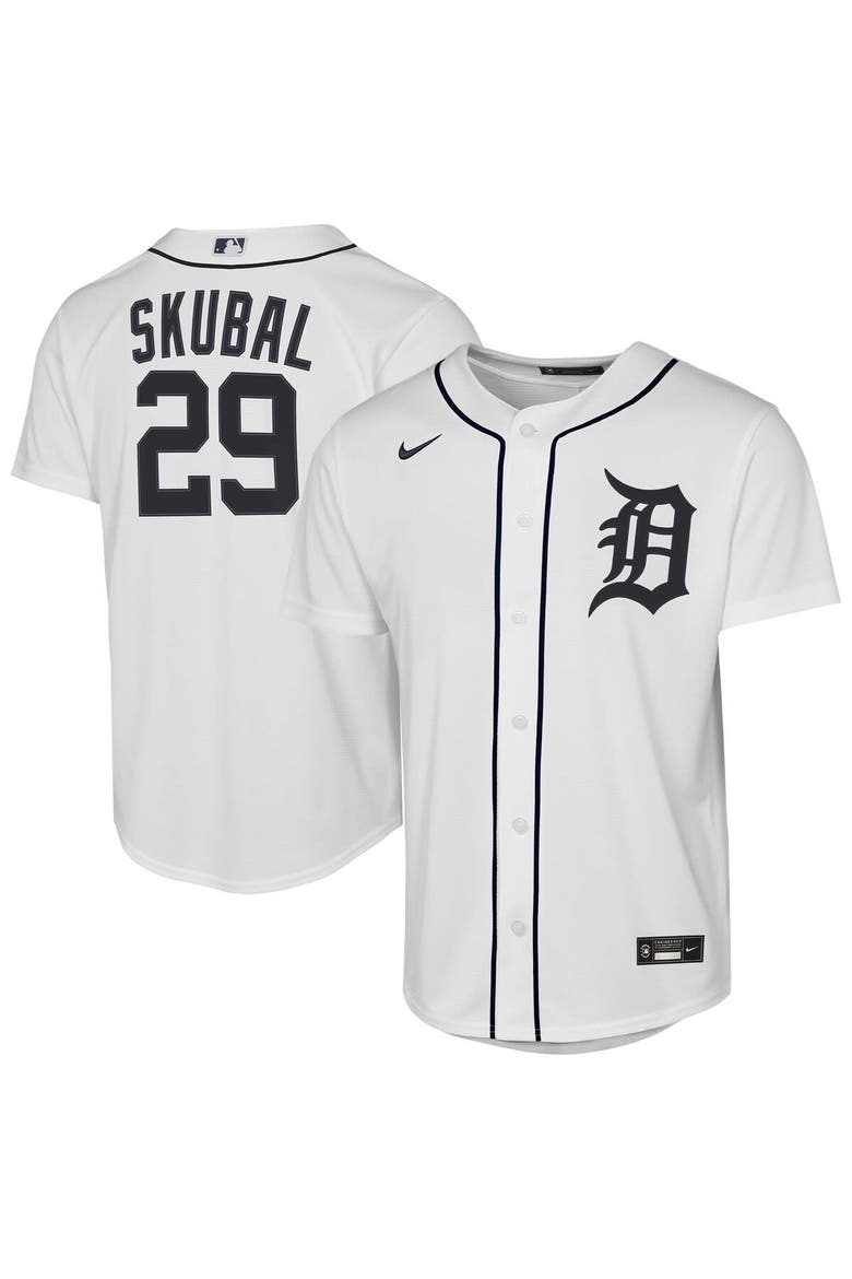 Youth Nike Tarik Skubal White Detroit Tigers Home Replica Player Jersey, Main, color, White