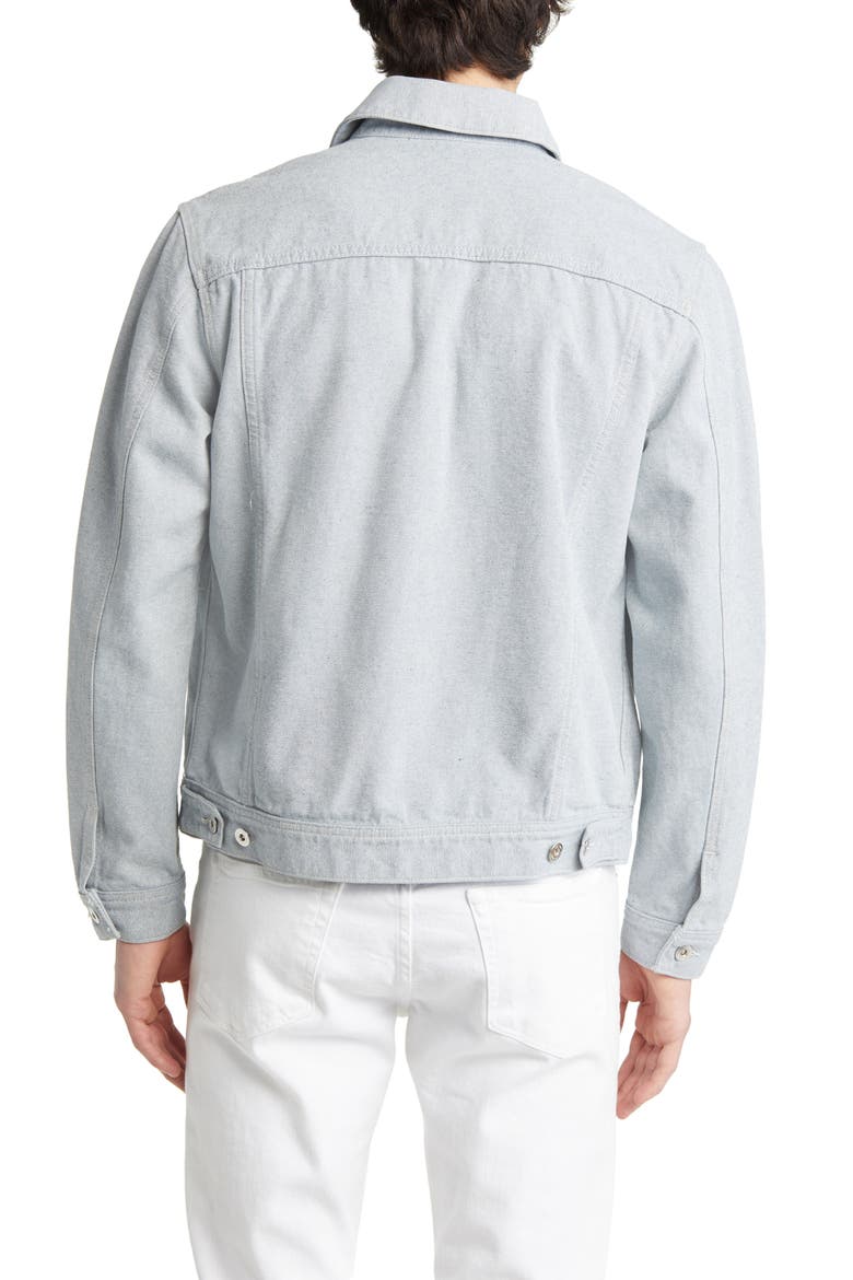 Dart Denim Trucker Jacket, Alternate, color, RECLAIMED INDIGO