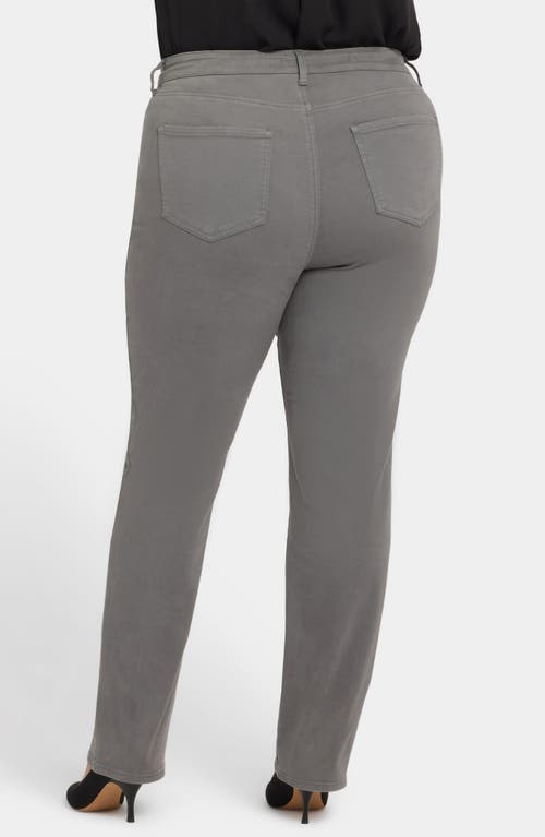 Nydj Marilyn High Waist Straight Leg Jeans In Gray