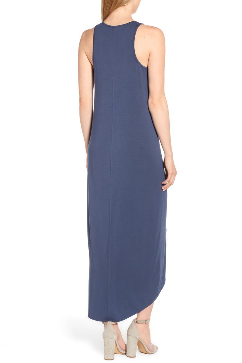 Ease Maxi Dress, Alternate, color, INDIGO SEA